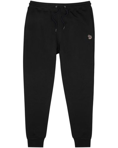 PS by Paul Smith Logo Cotton Sweatpants - Black