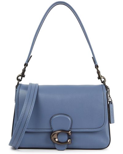 COACH Tabby Leather Shoulder Bag - Blue