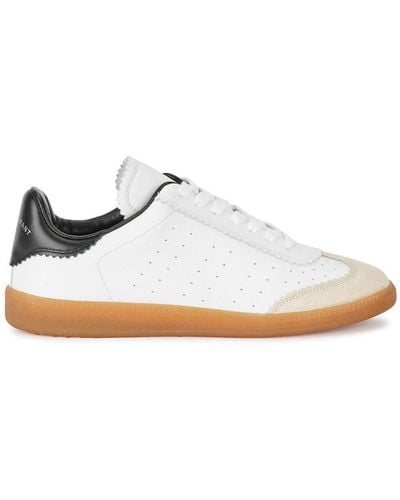 Isabel Marant Bryce Lace Up Lthr Trainer - White