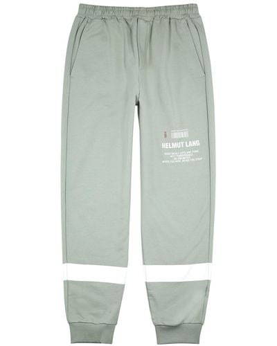 Helmut Lang Ski Logo-print Cotton Sweatpants - Green