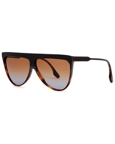 Victoria Beckham D-Frame Sunglasses, Sunglasses - Brown