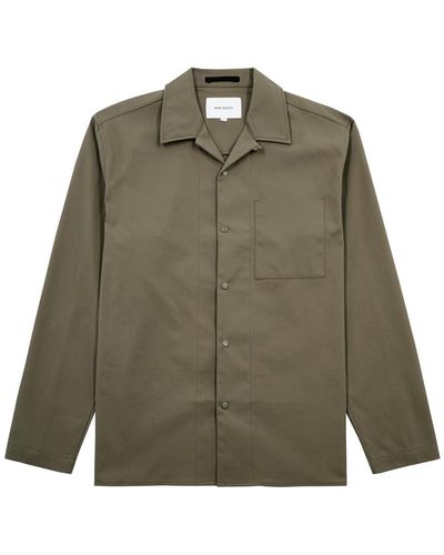 Norse Projects Carsten Twill Overshirt - Green