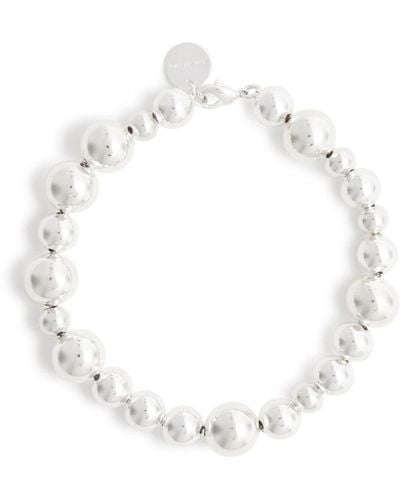 LIE STUDIO The Elly -plated Beaded Bracelet - White