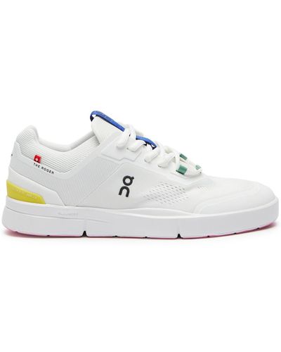 On Shoes The Roger Spin Mesh Trainers - White