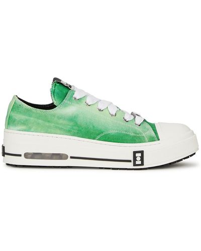 NAHMIAS Five-o Tie-dyed Canvas Sneakers, Sneakers, , Round Toe - Green