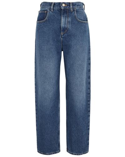 Moncler Tapered-Leg Jeans - Blue