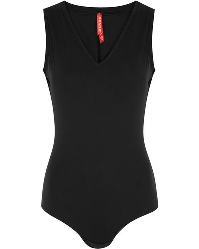 Spanx Suit Yourself Stretch-jersey Bodysuit - Black