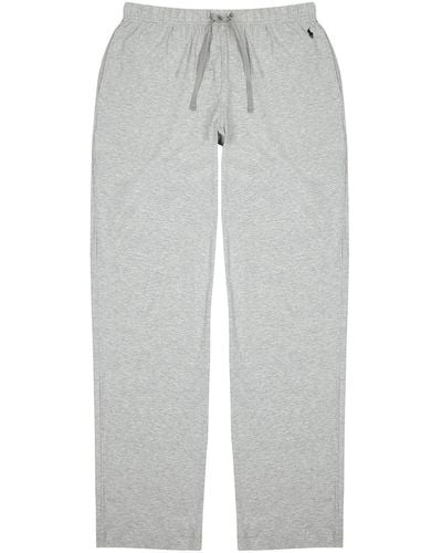 Polo Ralph Lauren Logo Cotton Pyjama Trousers - Grey