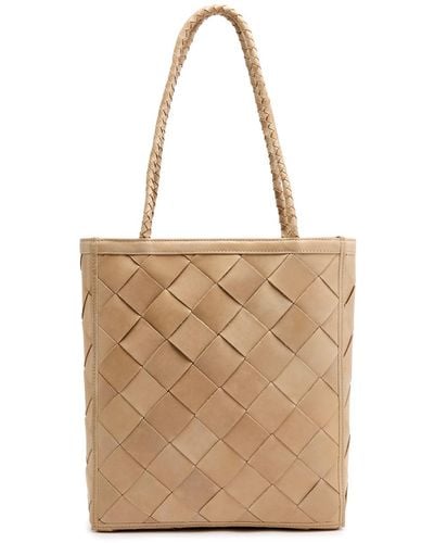 Bembien Le Tote Grande Woven Leather Tote - Natural
