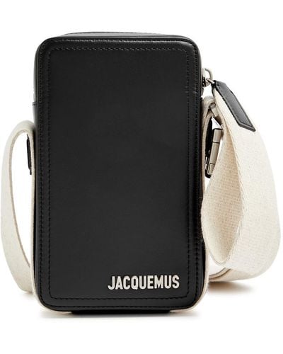 Jacquemus Le Cuerda Vertical Leather Cross-body Bag - Black