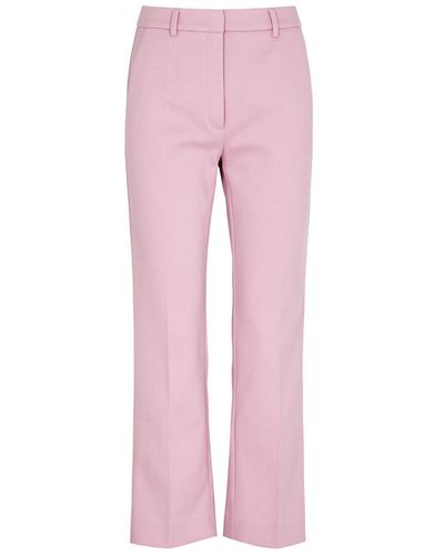 Weekend by Maxmara Basco Cotton-blend Pants - Pink