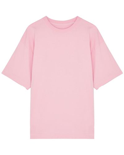 COLORFUL STANDARD Oversized Cotton T-shirt - Pink