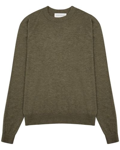 Extreme Cashmere N°233 Class Cashmere-blend Sweater - Green