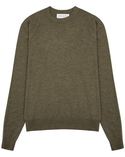 Extreme Cashmere N°233 Class Cashmere-blend Jumper - Green