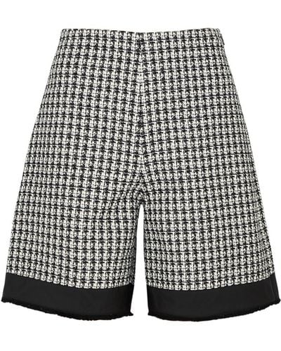 Moncler Tweed Shorts, Shorts, - Gray