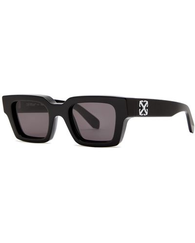 Off-White c/o Virgil Abloh Virgil Rectangle-frame Sunglasses - Black