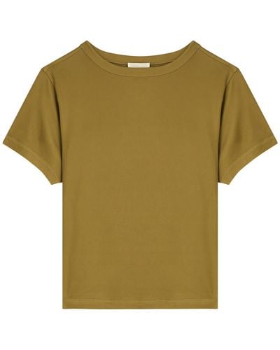 Khaite Samson Jersey T-Shirt - Green