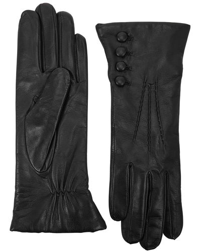 Dents Evelyn Leather Gloves - Black