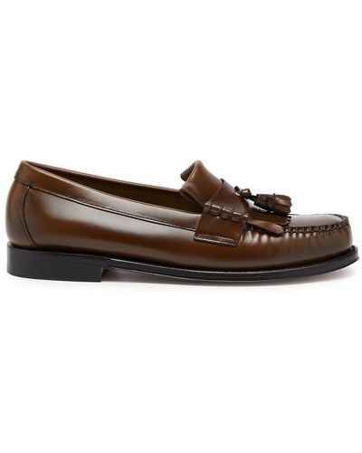 G.H. Bass & Co. G. H Bass & Co Weejun Heritage Layton Ii Moc Kiltie Leather Loafers - Brown