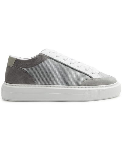 Cleens Luxor Paneled Mesh Sneakers - Gray