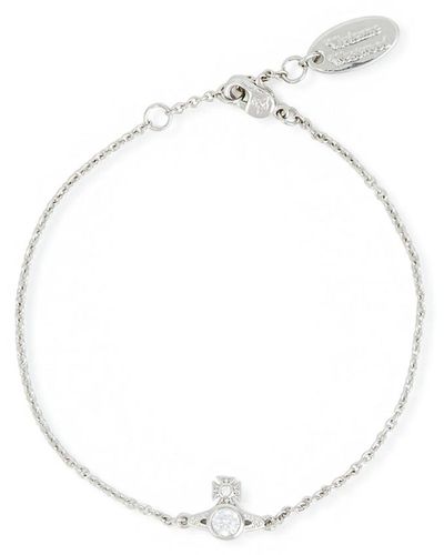 Vivienne Westwood London Orb Bracelet - White
