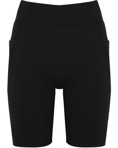 Eileen Fisher Stretch-cotton Cycling Shorts - Black