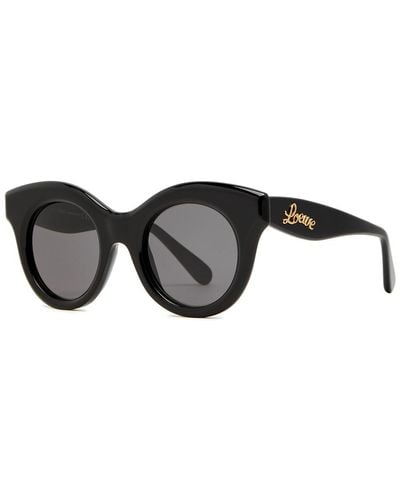 Loewe Round-frame Sunglasses - Black