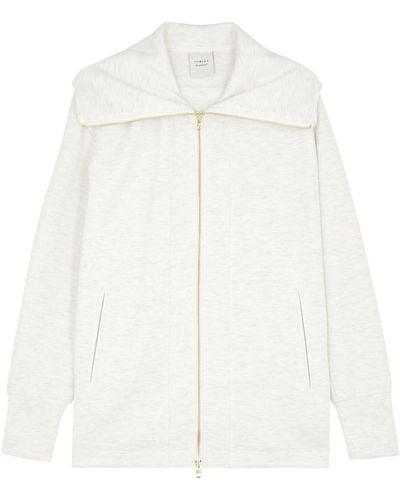 Varley Raleigh Stretch-Jersey Sweatshirt - White