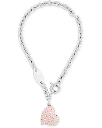 Vivienne Westwood Valentines Heart Locket Necklace - Pink