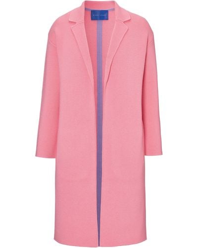 Winser London Knitted Wool Coat - Pink