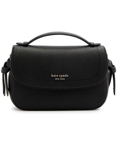 Kate Spade Knott Leather Cross-body Bag - Black