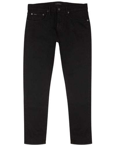 Polo Ralph Lauren Sullivan Slim-Leg Jeans - Black