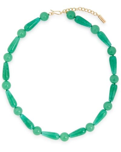 Completedworks The Depths Of Time Beaded Necklace - Green