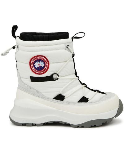 Canada Goose Toronto Quilted Shell Ankle Boots - White