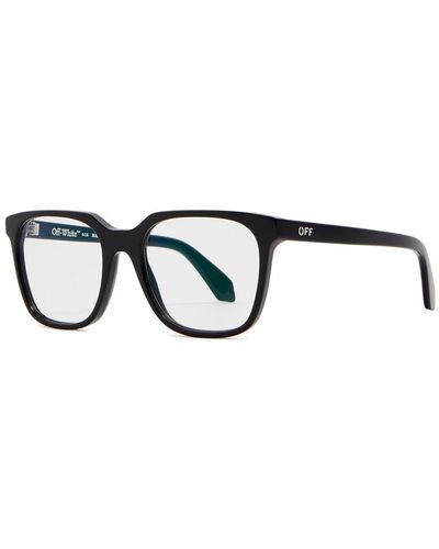 Off-White c/o Virgil Abloh Off- Style 38 Square-Frame Optical Glasses - Black