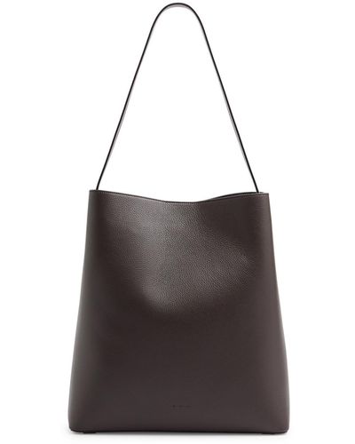 Aesther Ekme Sac Grained Leather Tote - Black