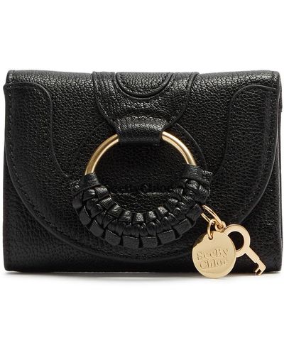 See By Chloé Hana Leather Wallet - Black