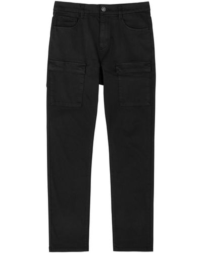 PAIGE Maddox Slim-leg Cargo Jeans - Black