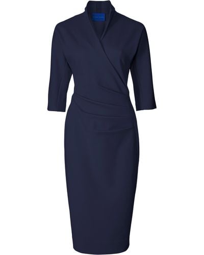 Winser London Grace Miracle Dress - Blue