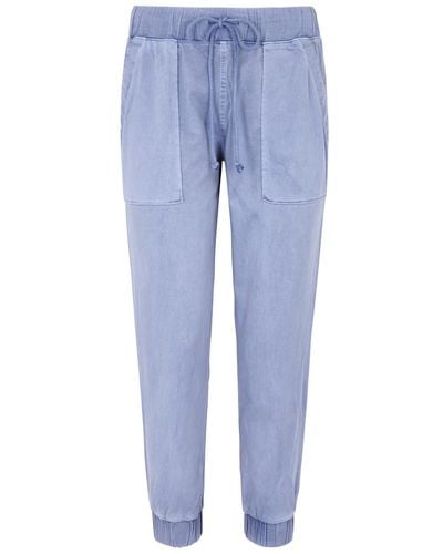 Bella Dahl Brushed Jersey Sweatpants - Blue