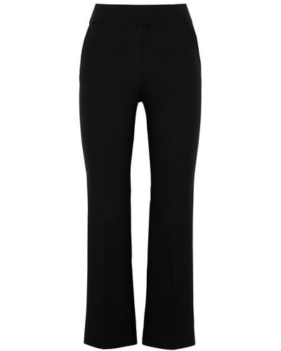 Spanx The Perfect Pant Kick-flare Stretch-jersey Trousers - Black