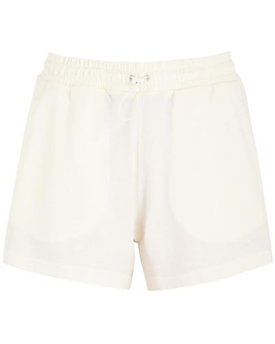 Moncler Panelled Cotton Shorts - White