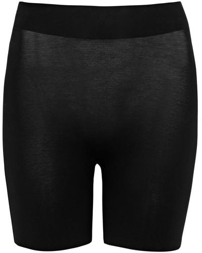 Wolford Contour Control Stretch-cotton Shorts - Black