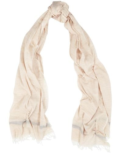 Eileen Fisher Sand Woven Cotton Scarf - Natural