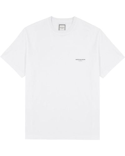 WOOYOUNGMI Logo Cotton T-Shirt - White