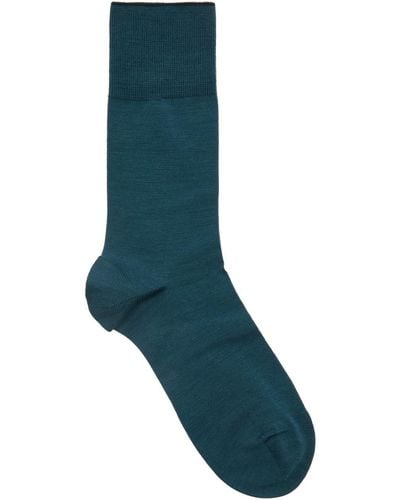 FALKE Airport Wool-Blend Socks - Blue