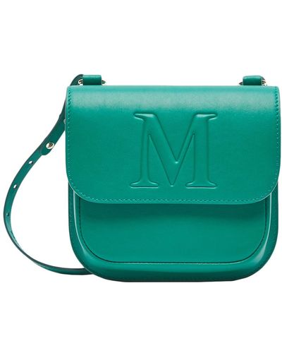 Max Mara Leather Mym Bag - Green