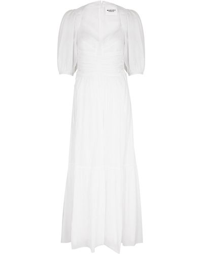 Isabel Marant Isabel Marant Étoile Leoniza Cotton Maxi Dress - White
