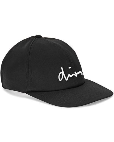 Dior Black Logo-embroidered Wool Cap