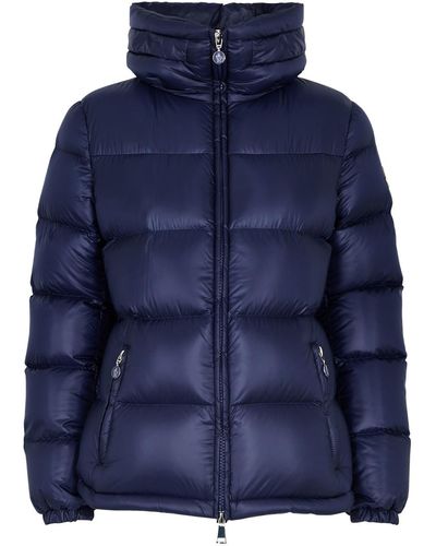 Moncler Douro Quilted Shell Jacket - Blue